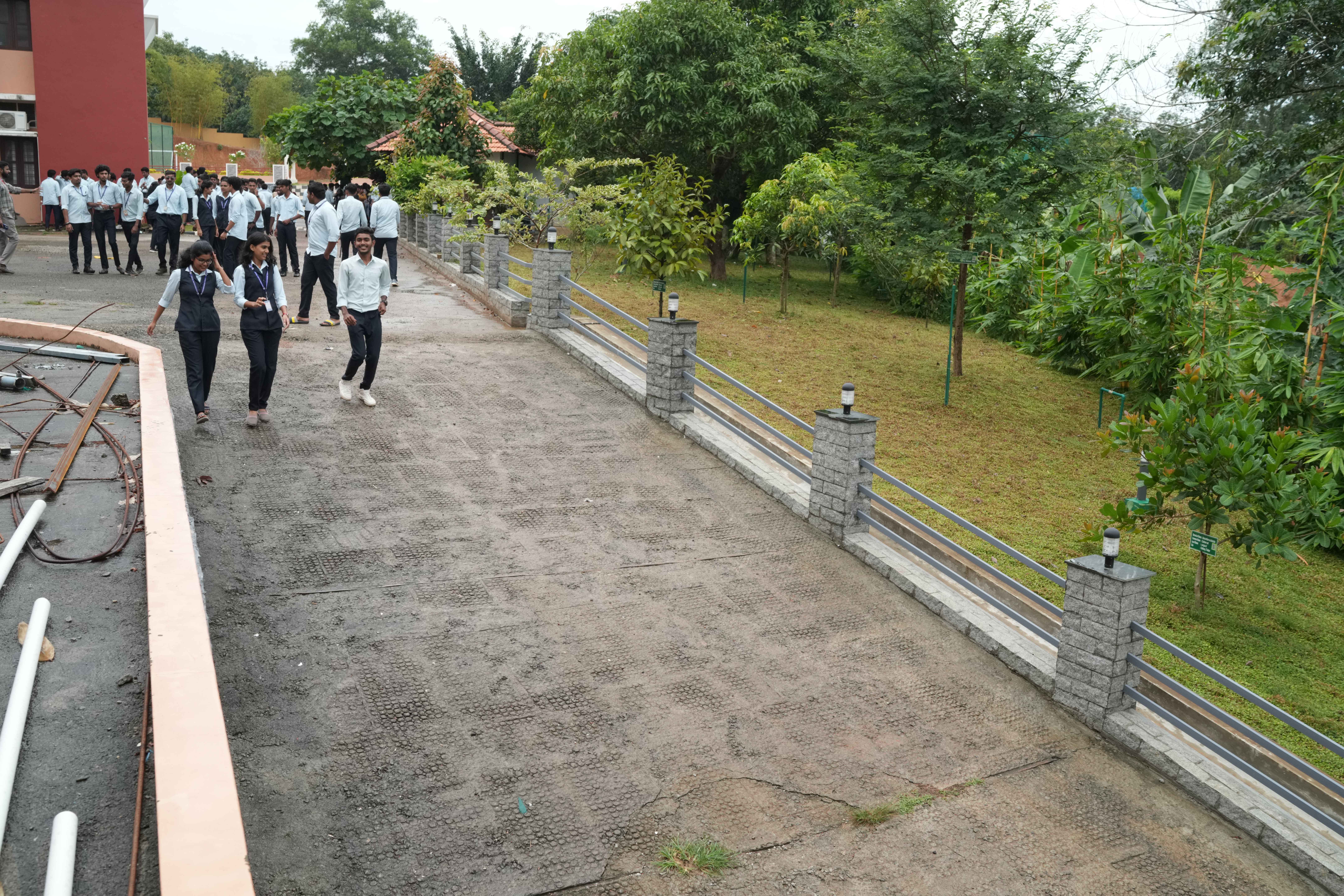 Green Pedestrian Friendly Pathway